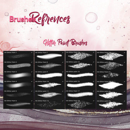 Glitter-texture-artwork-procreate-brushes-paint-stroke-luxury-callaigraphy-typography-ink-brushset