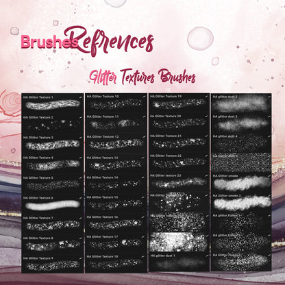 Glitter-texture-artwork-procreate-brushes-paint-stroke-luxury-callaigraphy-typography-ink-brushset