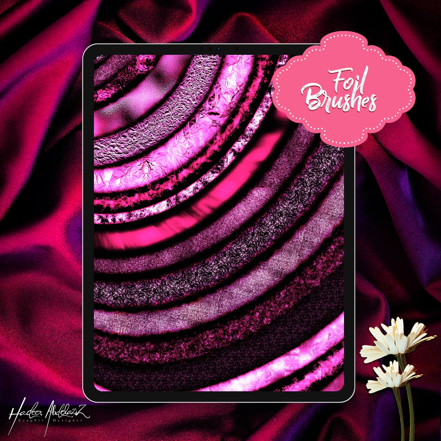 Glitter-foil-bundle-metallic-lettering-calligraphy-procreate-brushes-offer-sale-paint-shiny-texture