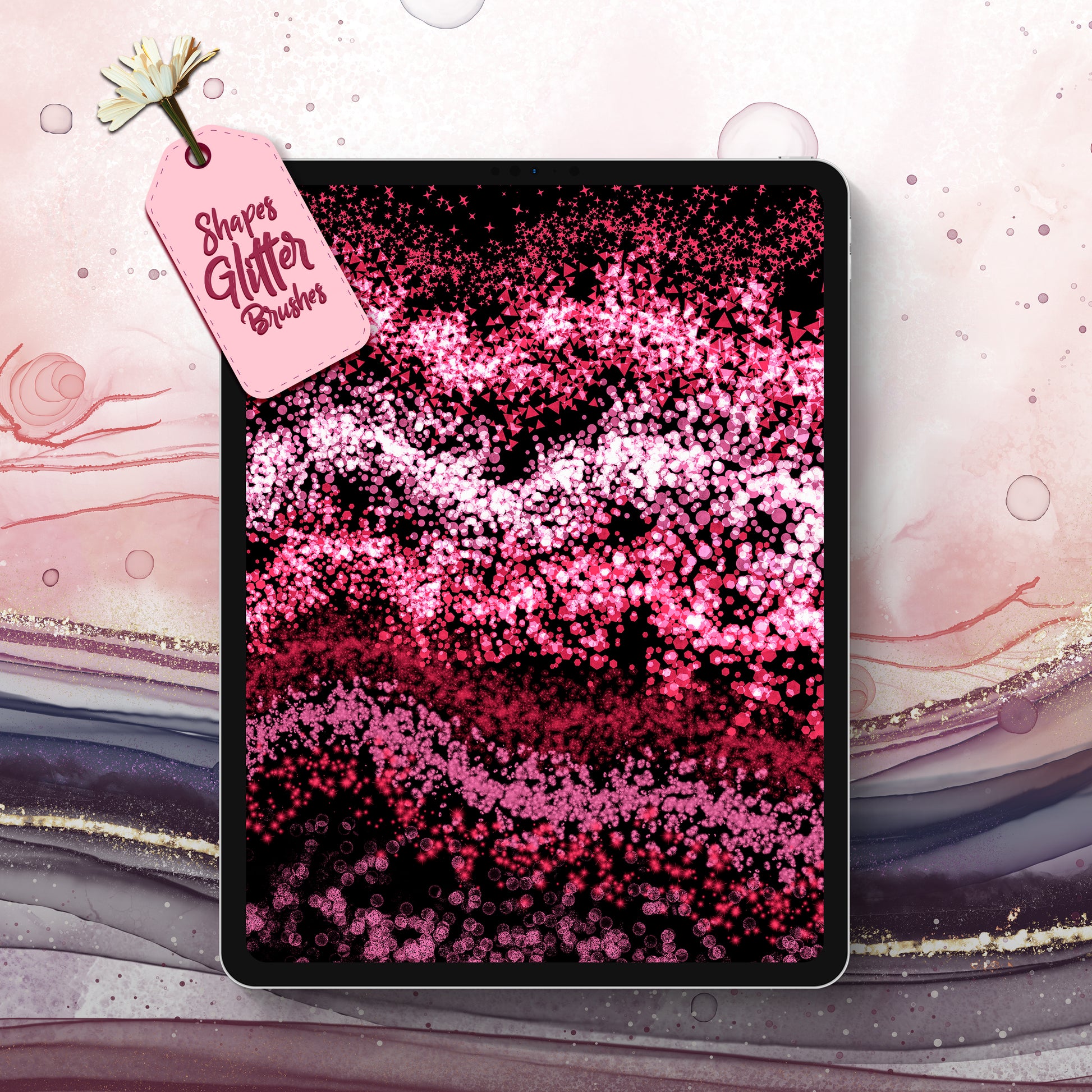 Glitter-texture-artwork-procreate-brushes-paint-stroke-luxury-callaigraphy-typography-ink-brushset