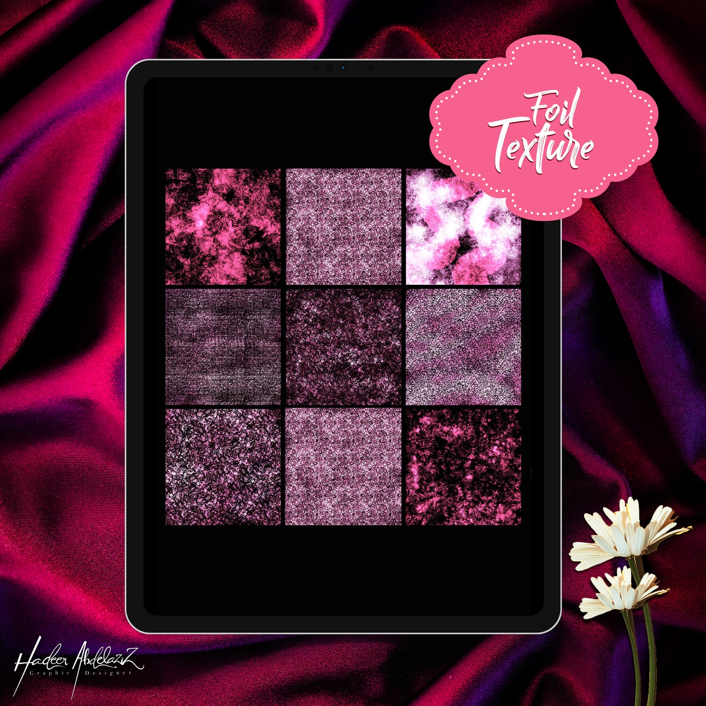 Glitter-foil-bundle-metallic-lettering-calligraphy-procreate-brushes-offer-sale-paint-shiny-texture