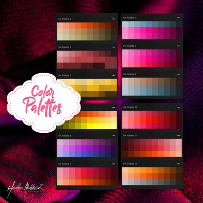 Glitter-foil-bundle-metallic-lettering-calligraphy-procreate-brushes-offer-sale-paint-shiny-texture