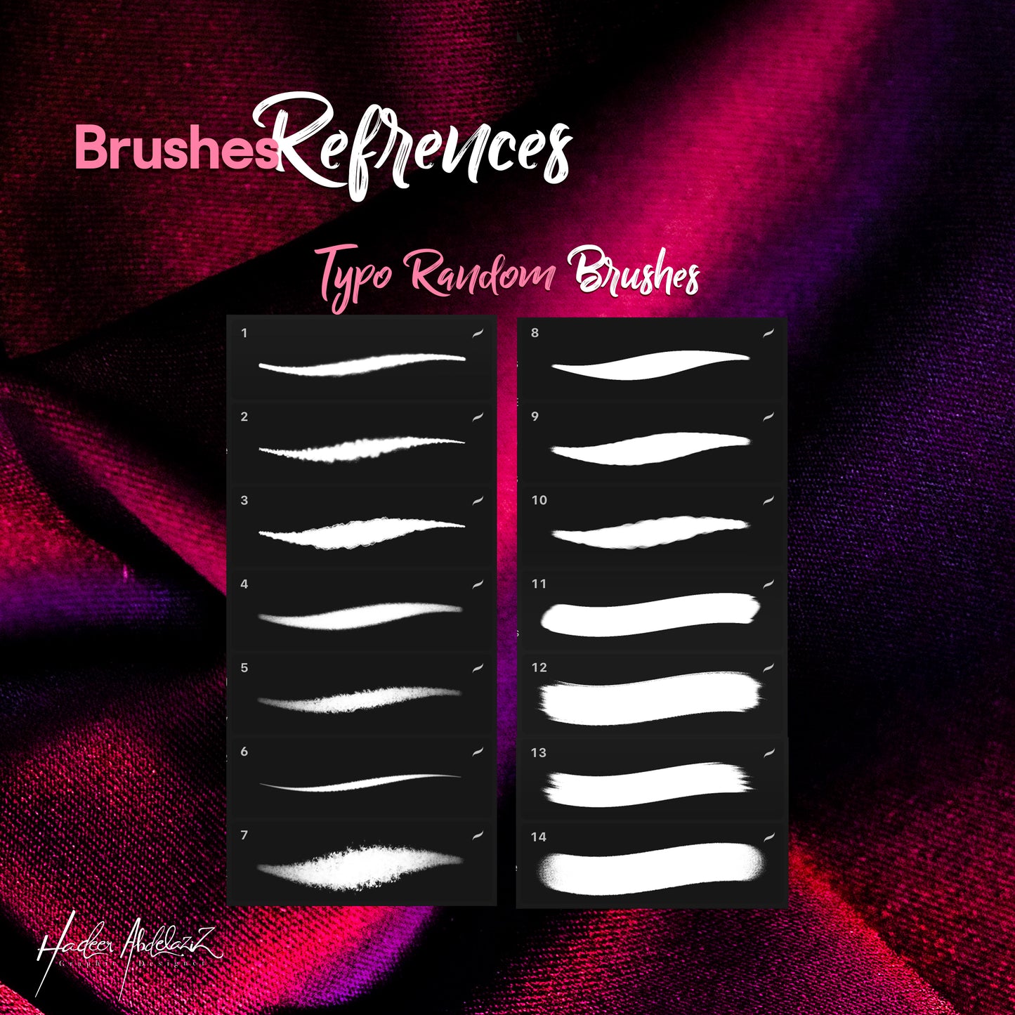 Glitter-foil-bundle-metallic-lettering-calligraphy-procreate-brushes-offer-sale-paint-shiny-texture