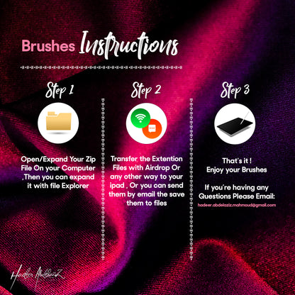 Glitter-foil-bundle-metallic-lettering-calligraphy-procreate-brushes-offer-sale-paint-shiny-texture